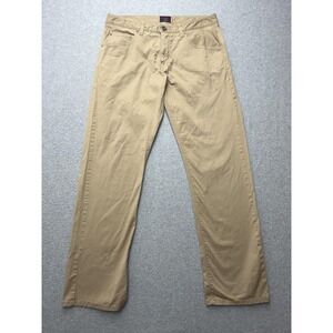 UNTUCKit Pants Mens 32x32 Tan 5 Pocket Relaxed Fit Stretch Chino Cotton Casual